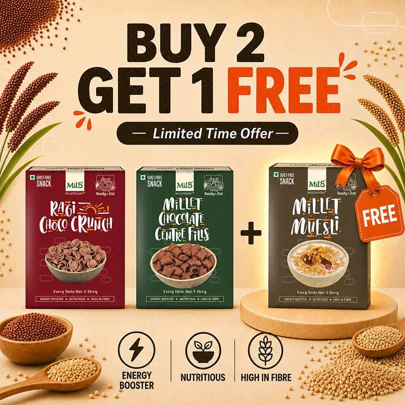 Ragi choco crunch + Ragi Choco Fills Muesli Free