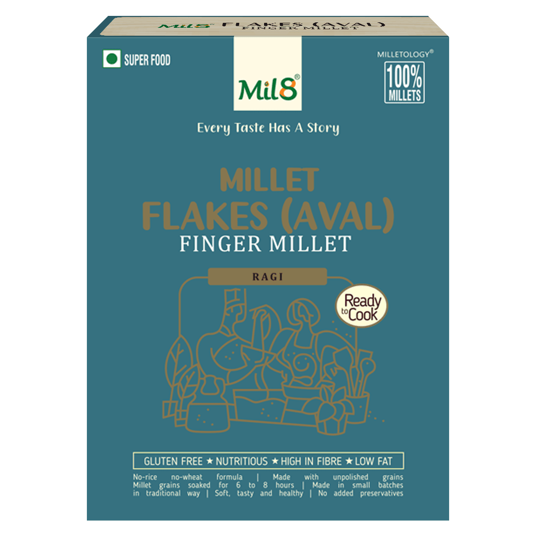 Finger Millet Flakes (Aval) Quick and Nutritious Finger Millet Flakes for Any Meal (250g) 4