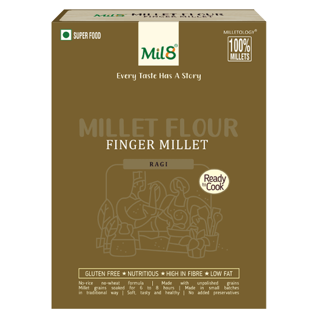 Finger Millet Flour High-Fiber Finger Millet Flouror Healthy Cooking (300g) 3