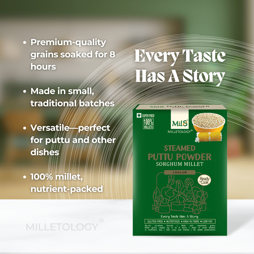 Sorghum Millet Puttu Powder Sorghum Millet Puttu Powderor Savory Meals (450g) 4