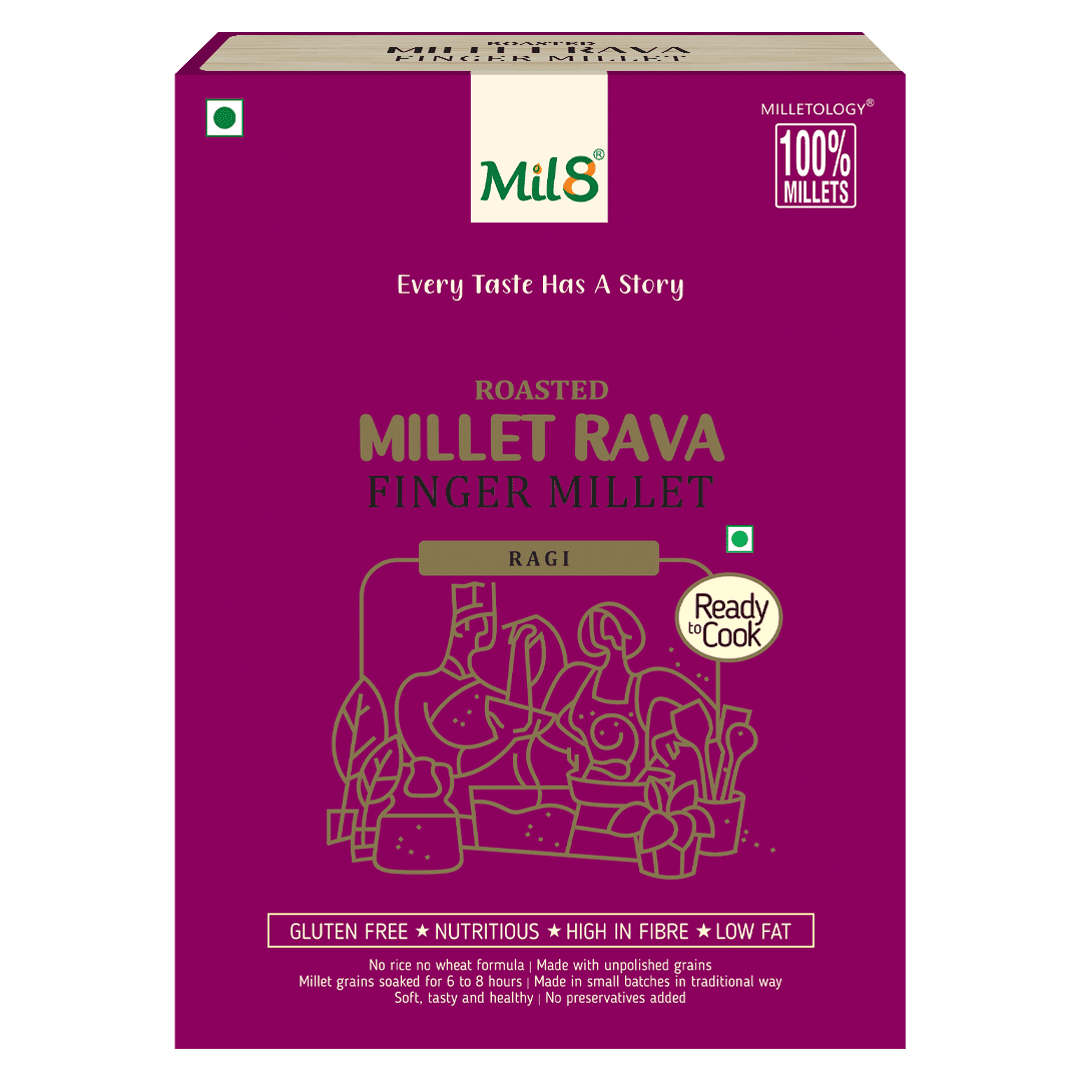 Finger Millet Rava Nutritious Ravaade with Finger Millet for Wholesome Dishes (400g) 4