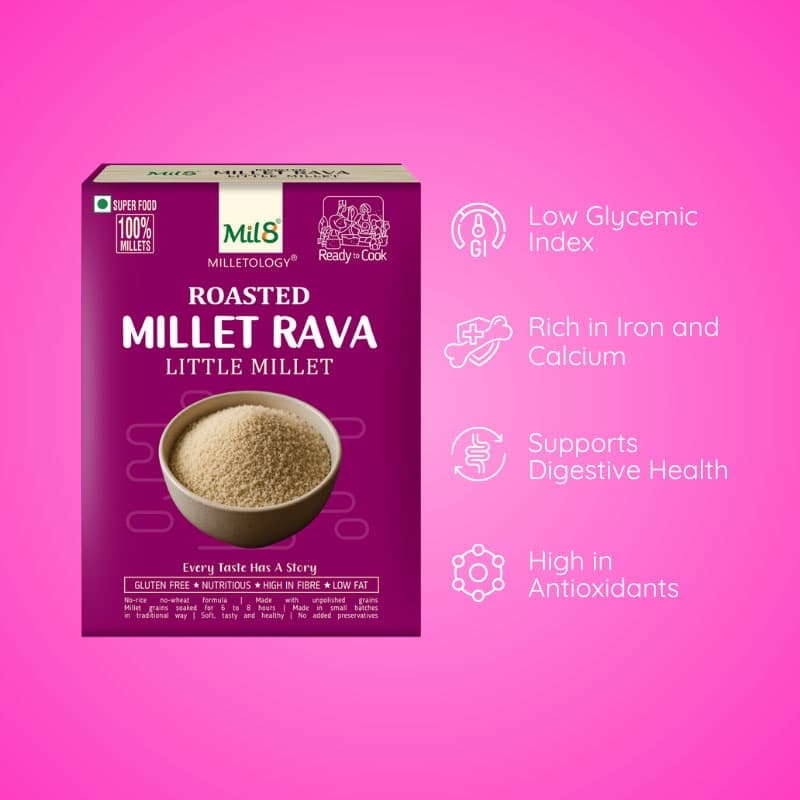 Little Millet Rava Light and Tasty Little Millet Ravaor Nutritious Dishes (400g)