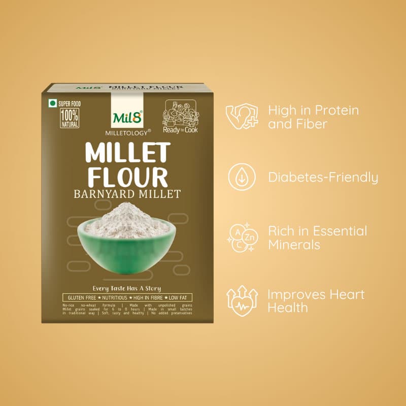 Barnyard Millet Flour Nutritious Barnyard Millet Flouror Balanced Meals (450g)