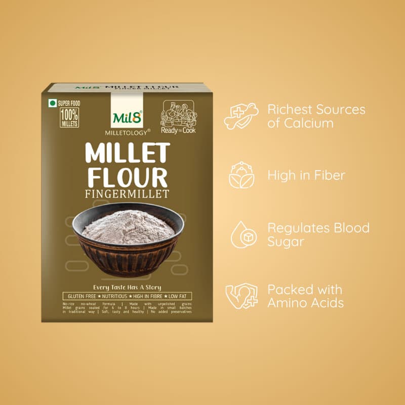 Finger Millet Flour High (450 g)