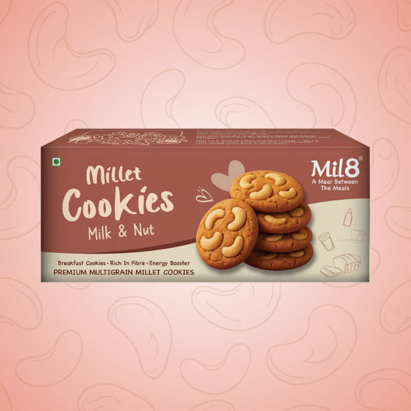Milk and Nut premium Multigrain Cookies